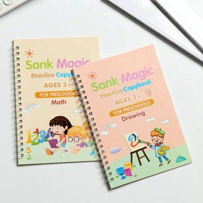 Sank Calligraphy Magic Book ( Pack Of 4 Books)