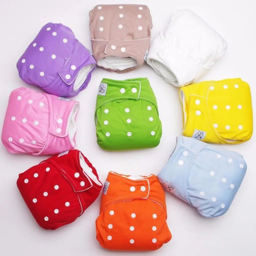Baby Washable Diaper +  Free Wipes Included